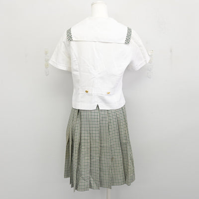 【中古】福島県 須賀川桐陽高等学校 女子制服 3点 (セーラー服・スカート) sf093652