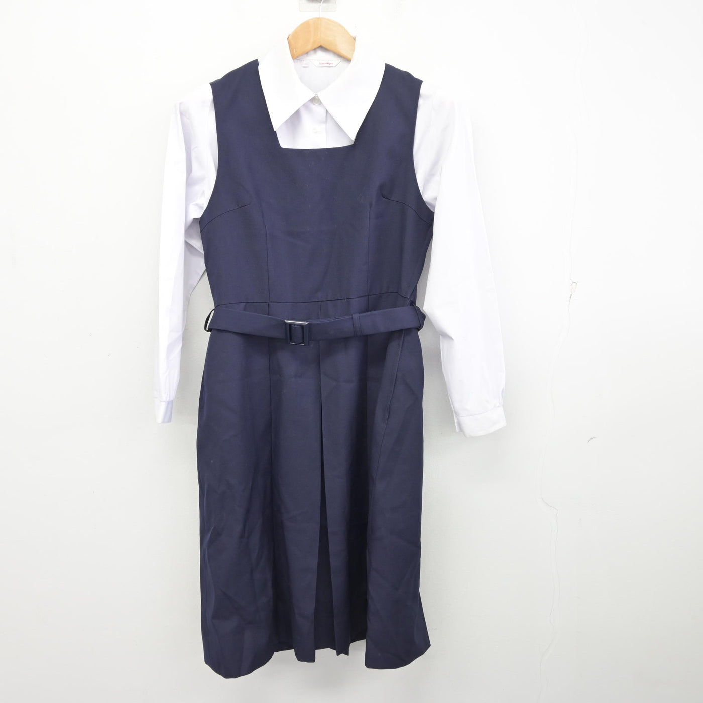 【中古】青森県 青森高等学校 女子制服 4点 (ブレザー・シャツ・ジャンパースカート) sf093719