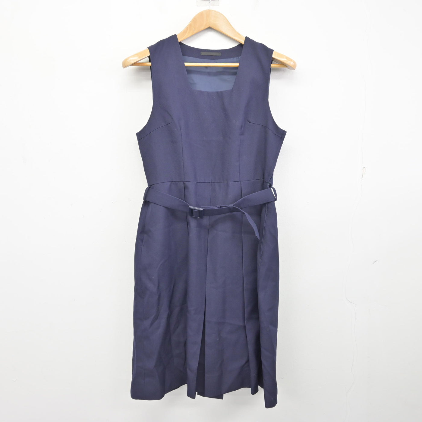 【中古】青森県 青森高等学校 女子制服 4点 (ブレザー・シャツ・ジャンパースカート) sf093719