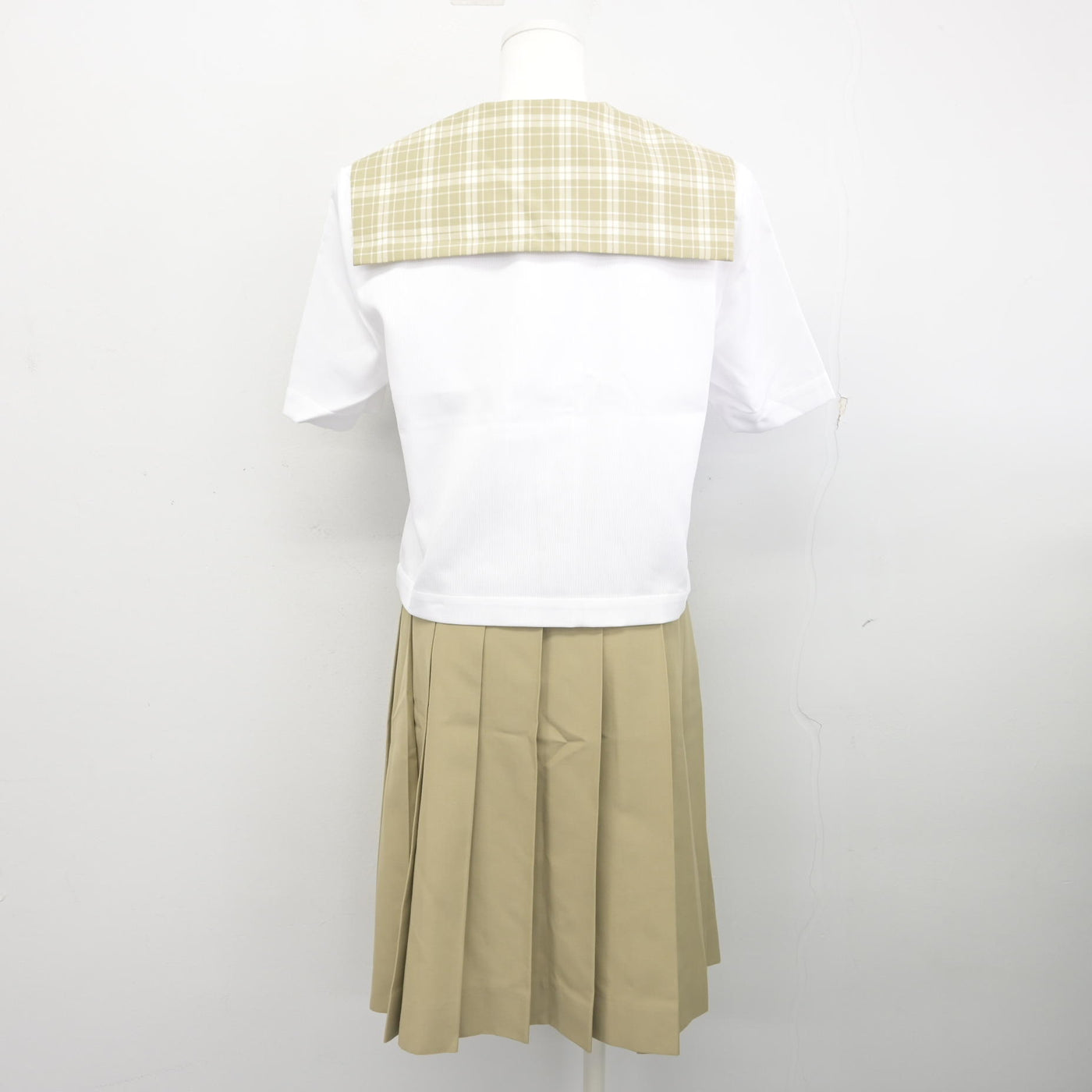 【中古】埼玉県 越谷南高等学校 女子制服 4点 (セーラー服・スカート) sf093768