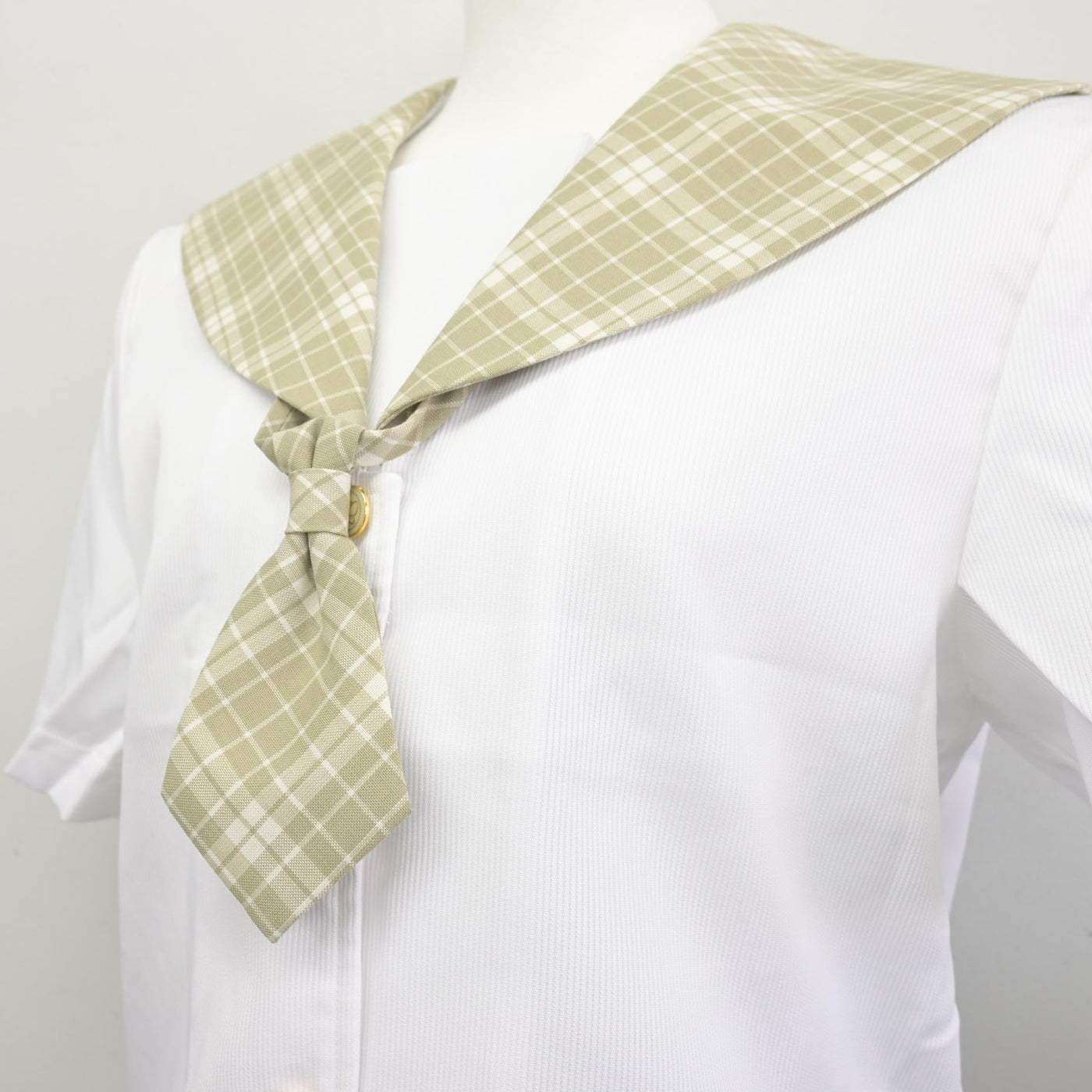 【中古】埼玉県 越谷南高等学校 女子制服 4点 (セーラー服・スカート) sf093768