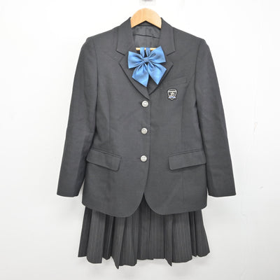 【中古】東京都 郁文館グローバル高等学校 女子制服 5点 (ブレザー・ニット・スカート) sf093825