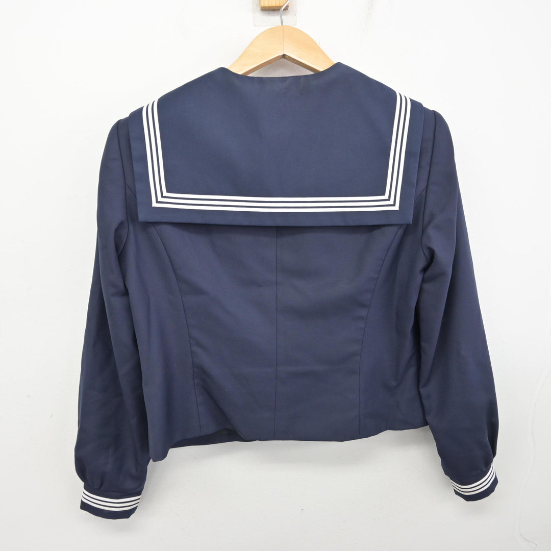 広島新庄高校　フリース 中古】広島県 広島新庄高等学校 女子制服 2点 (セーラー服