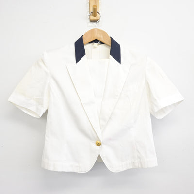 【中古】福島県 白河旭高等学校 女子制服 2点 (ブラウス・スカート) sf093875
