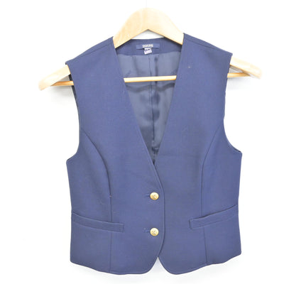 【中古】福島県 白河旭高等学校 女子制服 2点 (ベスト) sf093877