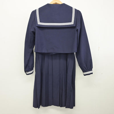 【中古】福岡県 筑紫女学園高等学校 女子制服 2点 (セーラー服・ジャンパースカート) sf094048