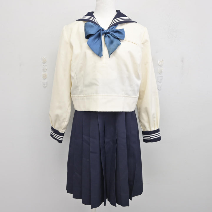 中古】東京都 東京女学館高等学校 女子制服 4点 (セーラー服