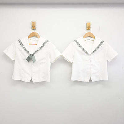 【中古】福島県 須賀川桐陽高等学校 女子制服 3点 (セーラー服) sf094087
