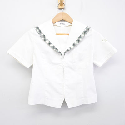 【中古】福島県 須賀川桐陽高等学校 女子制服 2点 (ニット・セーラー服) sf094088