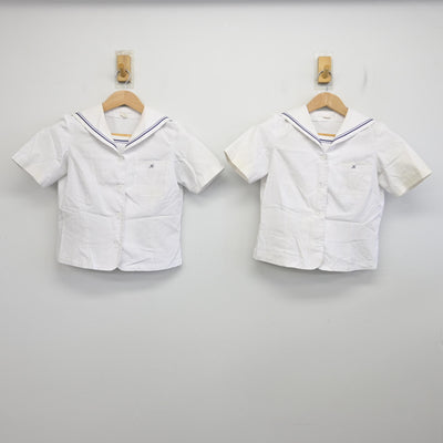 【中古】岡山県 倉敷高等学校 女子制服 2点 (セーラー服) sf094117