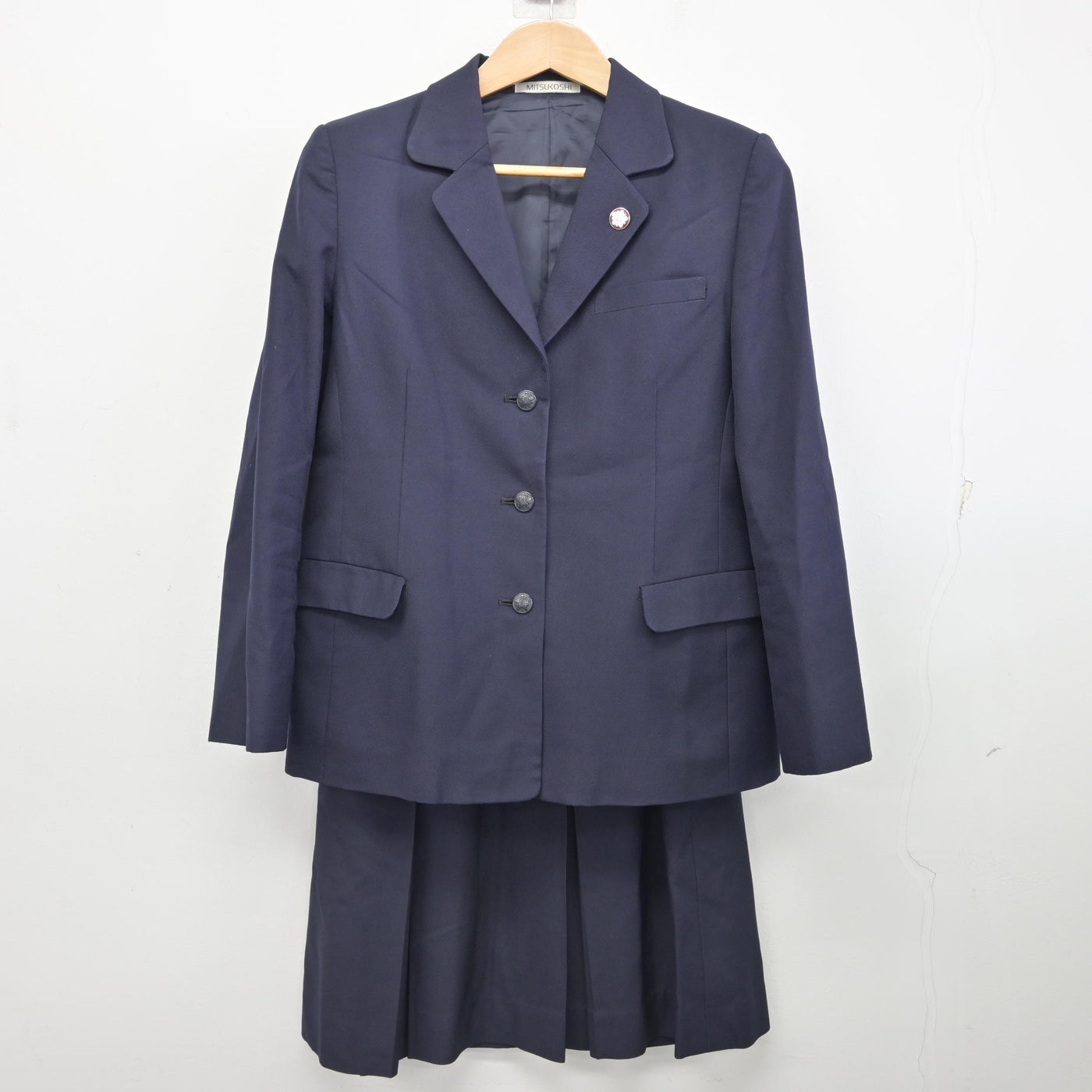 【中古】東京都 日比谷高等学校 女子制服 2点 (ブレザー・スカート) sf094153