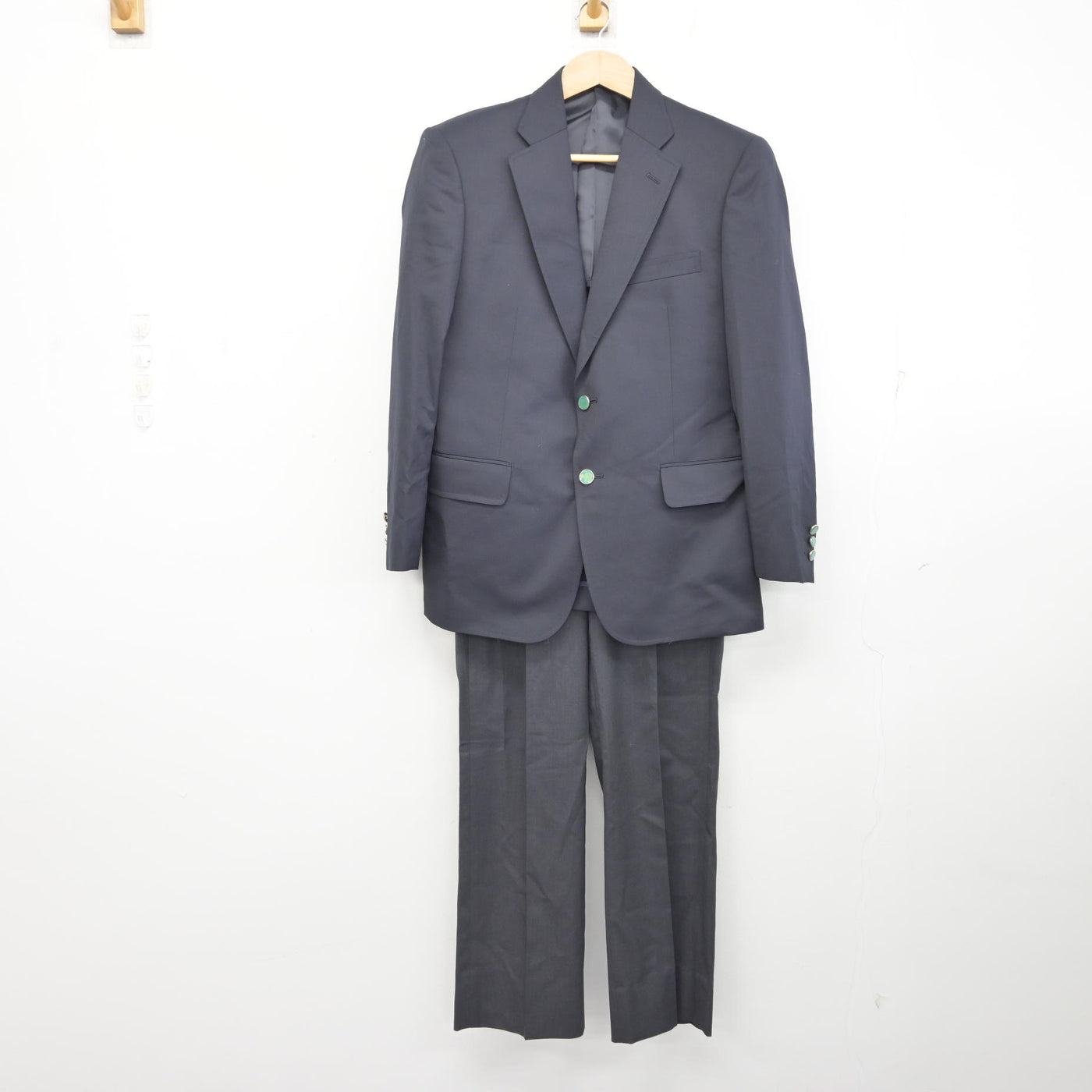 【中古】千葉県 国際武道大学/剣道部 男子制服 3点 (ブレザー・ズボン) sf094179