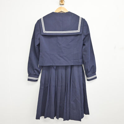 【中古】愛知県 豊橋市立南部中学校 女子制服 3点 (セーラー服・スカート) sf094209