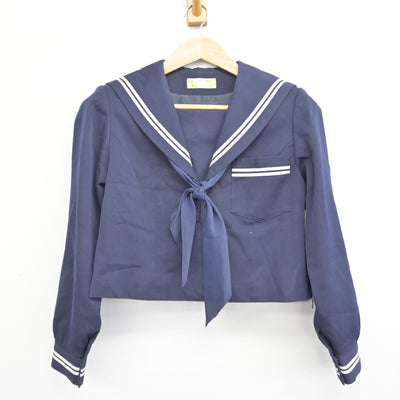 【中古】愛知県 豊橋市立南部中学校 女子制服 3点 (セーラー服・スカート) sf094209