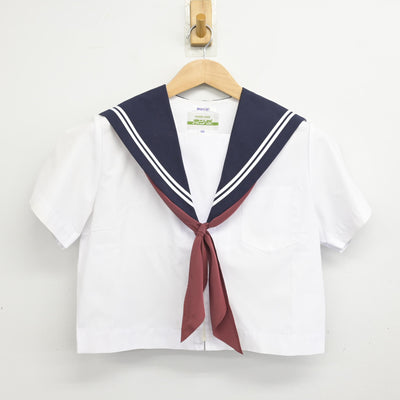 【中古】愛知県 八王子中学校 女子制服 3点 (セーラー服・スカート) sf094275
