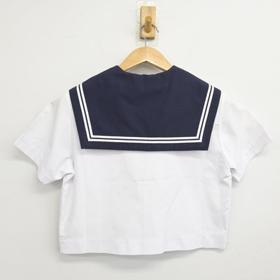 【中古】愛知県 八王子中学校 女子制服 3点 (セーラー服・スカート) sf094275
