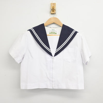 【中古】愛知県 八王子中学校 女子制服 2点 (セーラー服・スカート) sf094276