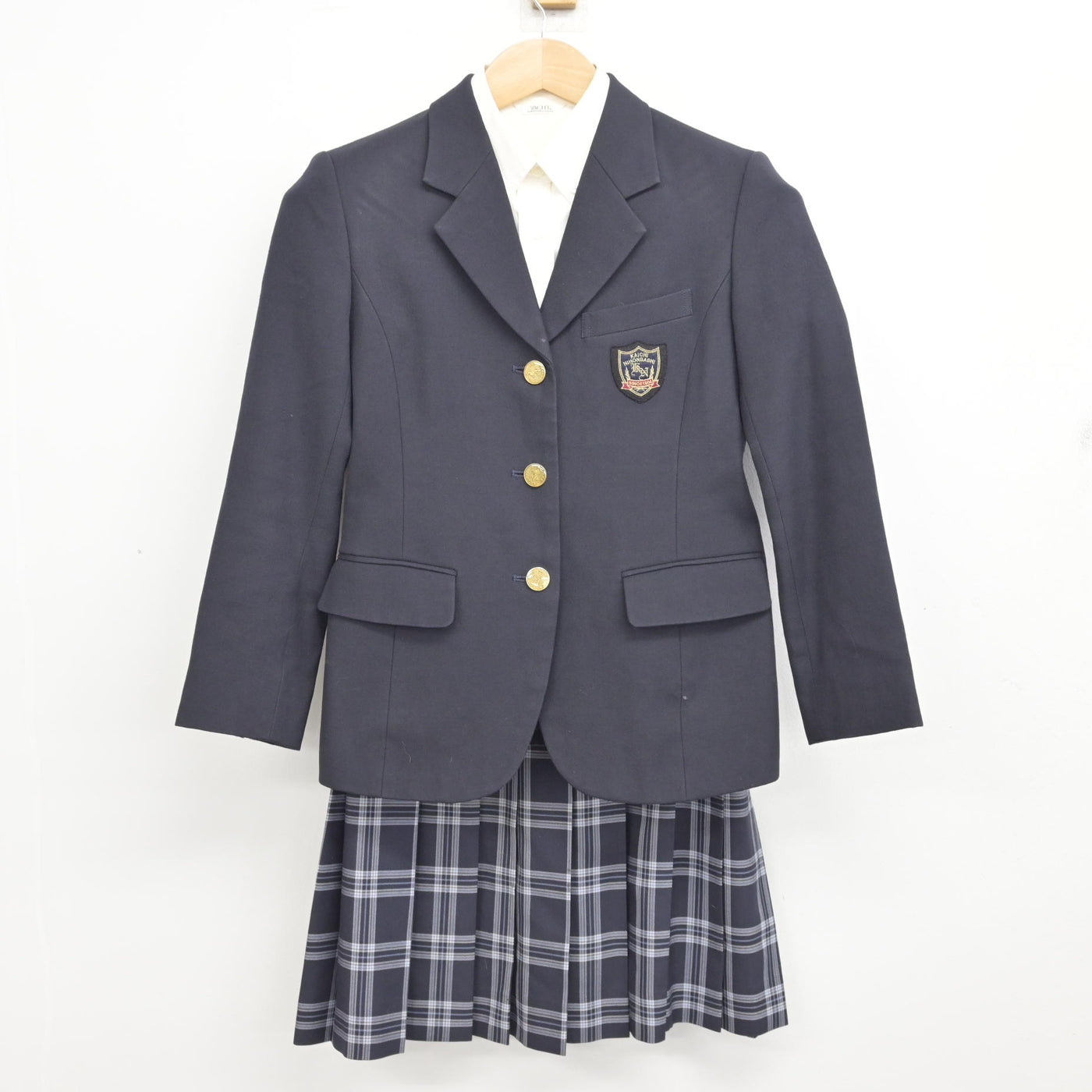 【中古】東京都 開智日本橋学園中学校 女子制服 3点 (ブレザー・シャツ・スカート) sf094280