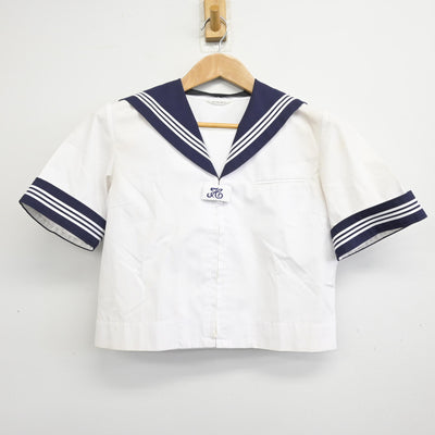 【中古】千葉県 市川市立第三中学校 女子制服 2点 (セーラー服・ジャンパースカート) sf094427