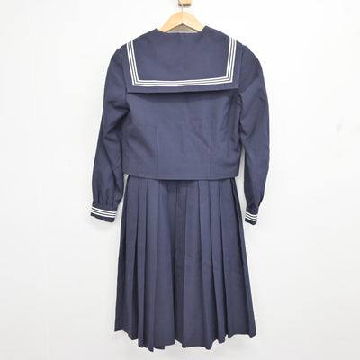 【中古】埼玉県 大和中学校 女子制服 2点 (セーラー服・ジャンパースカート) sf094476