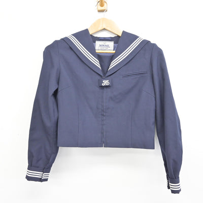 【中古】埼玉県 大和中学校 女子制服 2点 (セーラー服・ジャンパースカート) sf094476