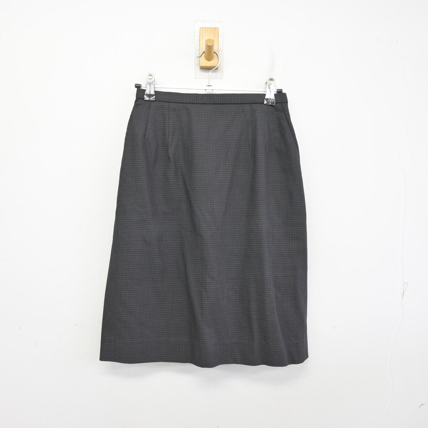 【中古】 事務服 女子制服 3点 (ベスト・ブラウス・スカート) sf094500
