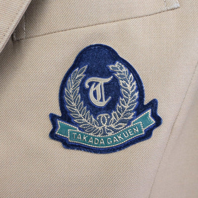 【中古】三重県 高田学苑 高田中学校・高等学校 女子制服 4点 (ブレザー・シャツ・スカート) sf094660