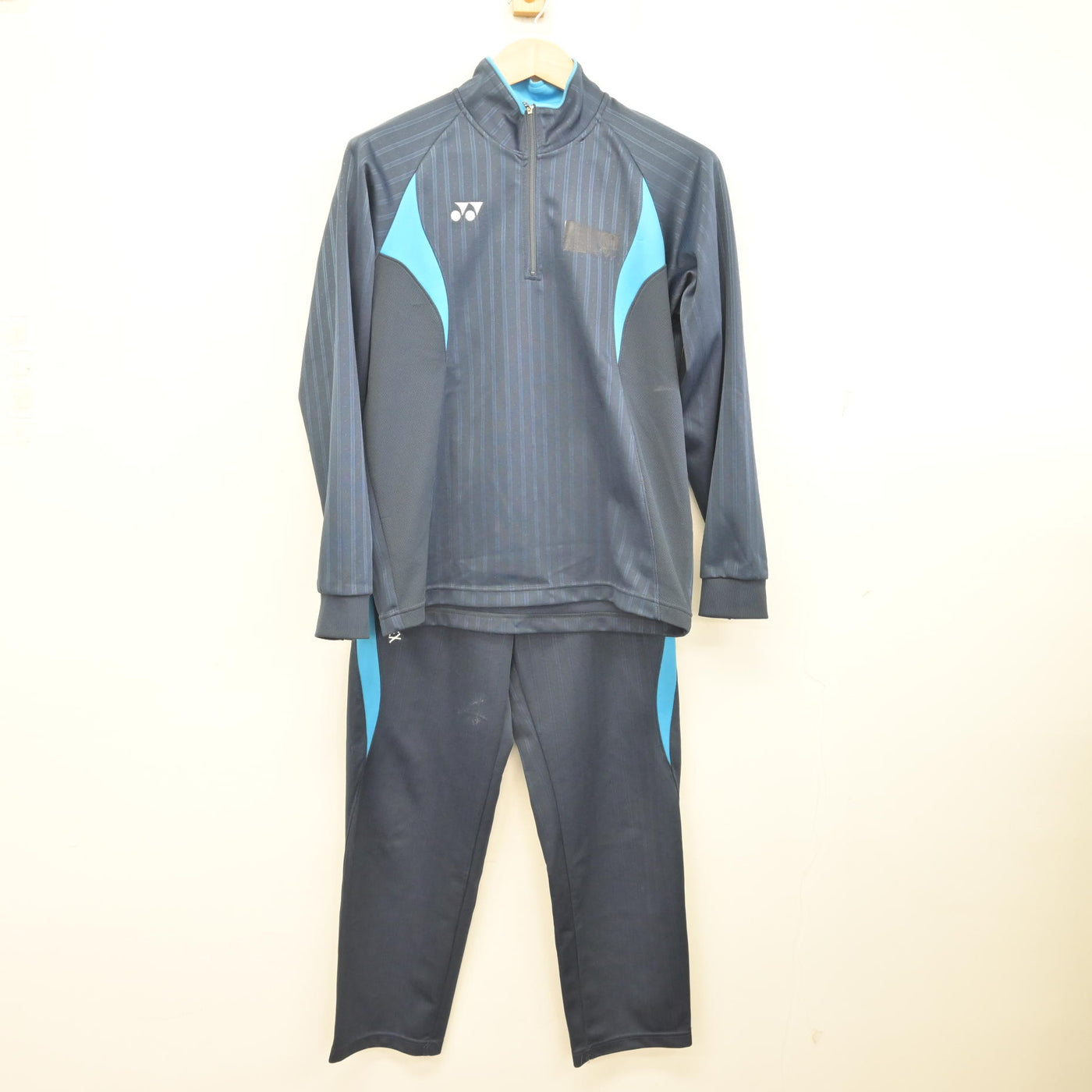 中古】埼玉県 上尾中学校 女子制服 2点 (ジャージ 上・ジャージ 下