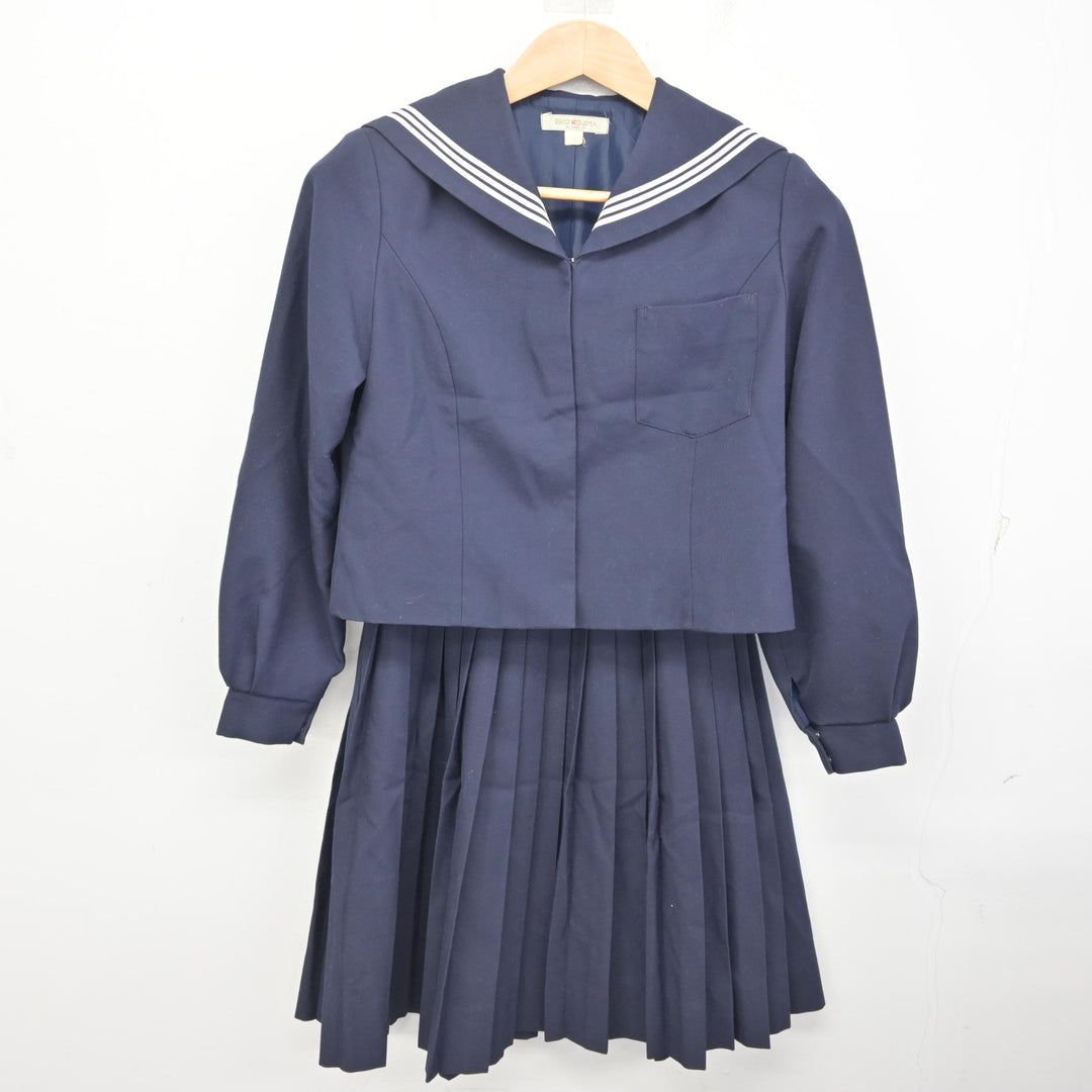 ラボ服 らぼ服 ハンドメイド 制服(スカート有／グレー) 2/12出品③ 中古】長野県 穂高東中学校 女子制服 2点 (スカート・スカート