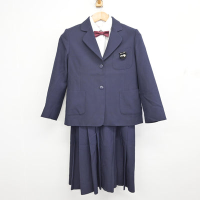 【中古】山梨県 甲府第一高等学校 女子制服 5点 (ブレザー・シャツ・ジャンパースカート) sf094833