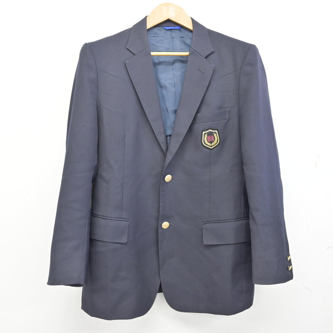 中古】岐阜県 岐阜東高等学校 男子制服 3点 (ブレザー・ズボン