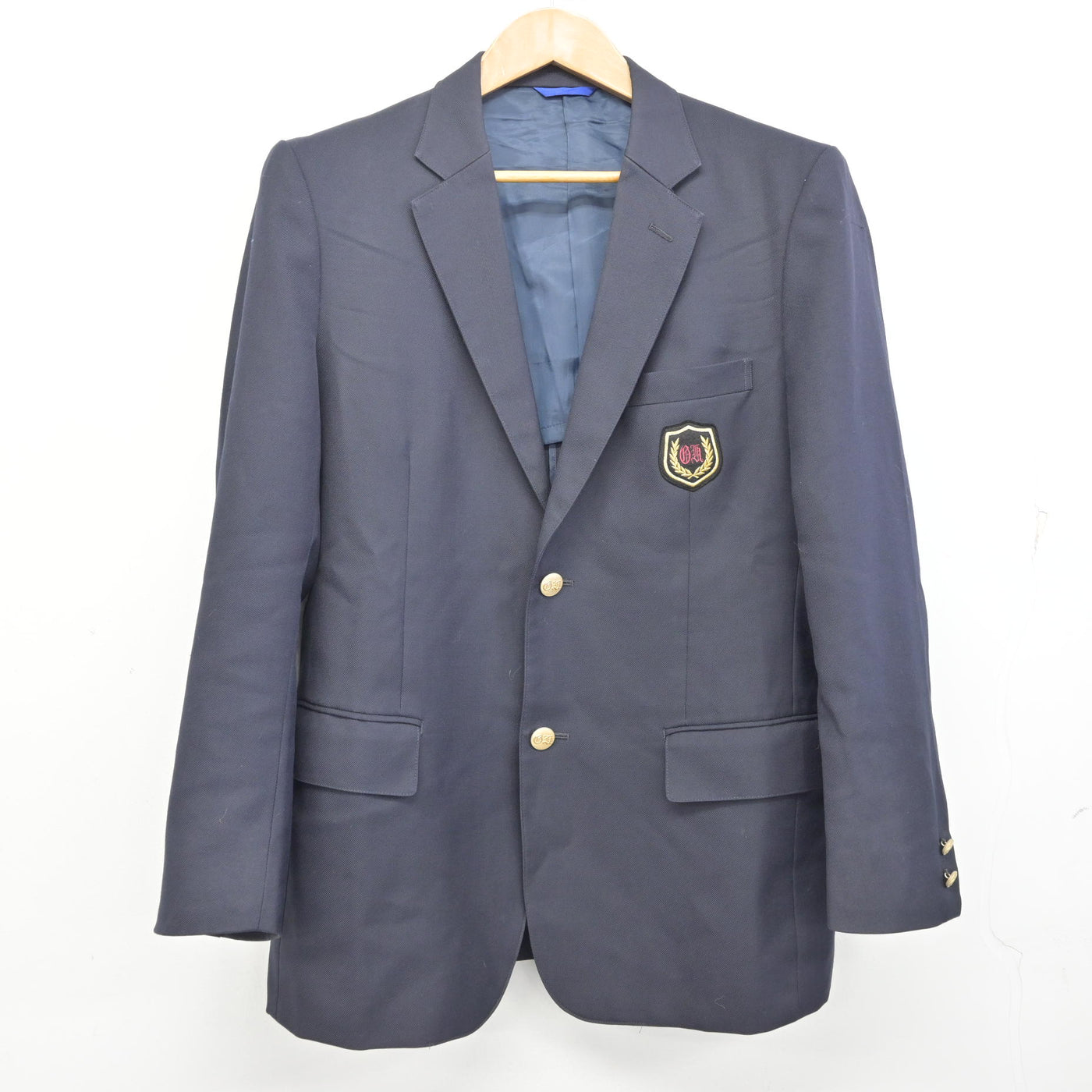 中古】岐阜県 岐阜東高等学校 男子制服 3点 (ブレザー・ズボン