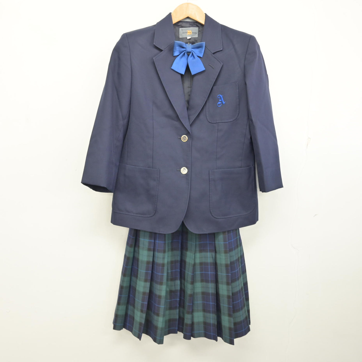 【中古】埼玉県 朝霞第一中学校 女子制服 4点 (ブレザー・ベスト・スカート) sf094902