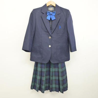 【中古】埼玉県 朝霞第一中学校 女子制服 4点 (ブレザー・ベスト・スカート) sf094902