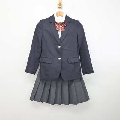 【中古】東京都 北町中学校 女子制服 4点 (ブレザー・シャツ・スカート) sf094906