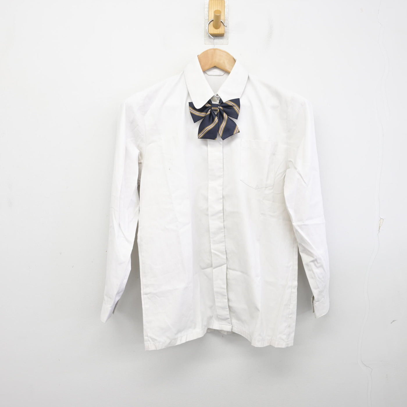 【中古】千葉県 船橋北高等学校 女子制服 5点 (ブレザー・ニット・シャツ・スカート) sf094921