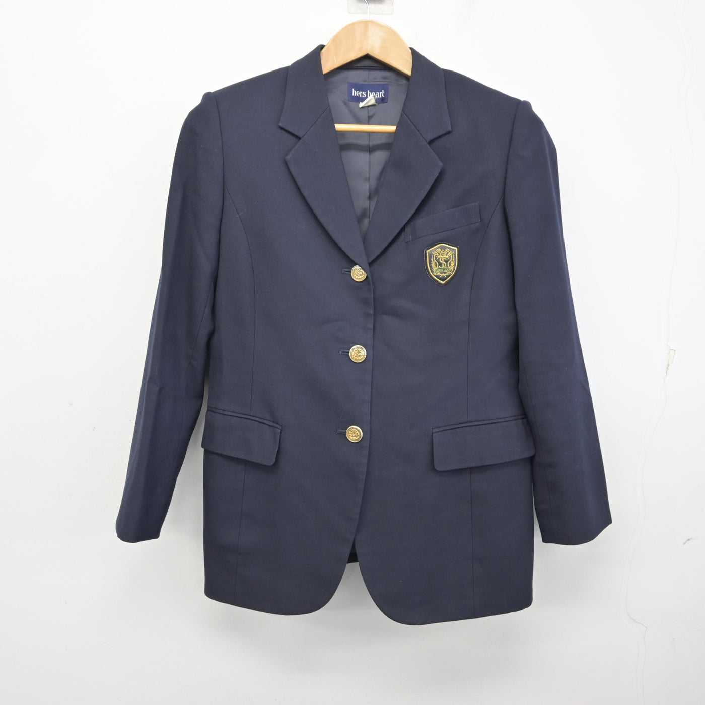 【中古】千葉県 東金商業高等学校 女子制服 2点 (ブレザー・スカート) sf094924