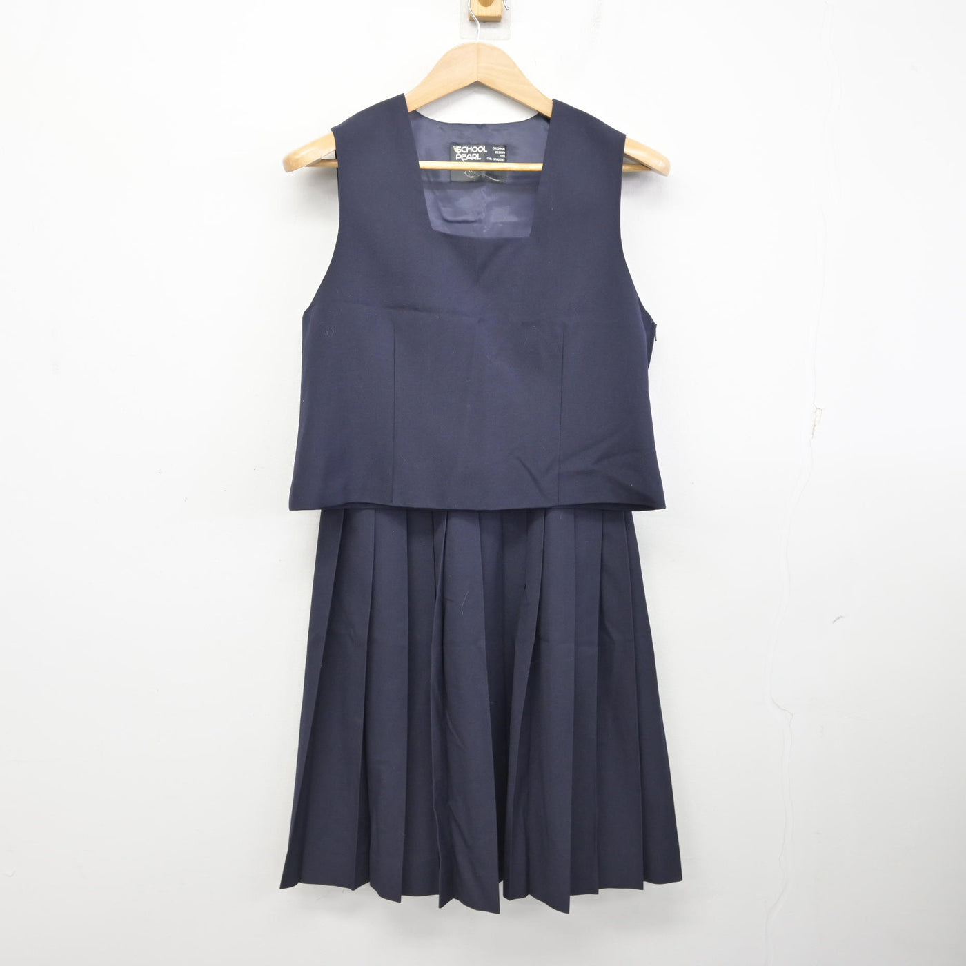 【中古】埼玉県 上柴中学校 女子制服 3点 (ブレザー・ベスト・スカート) sf094925