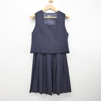 【中古】埼玉県 上柴中学校 女子制服 3点 (ブレザー・ベスト・スカート) sf094925
