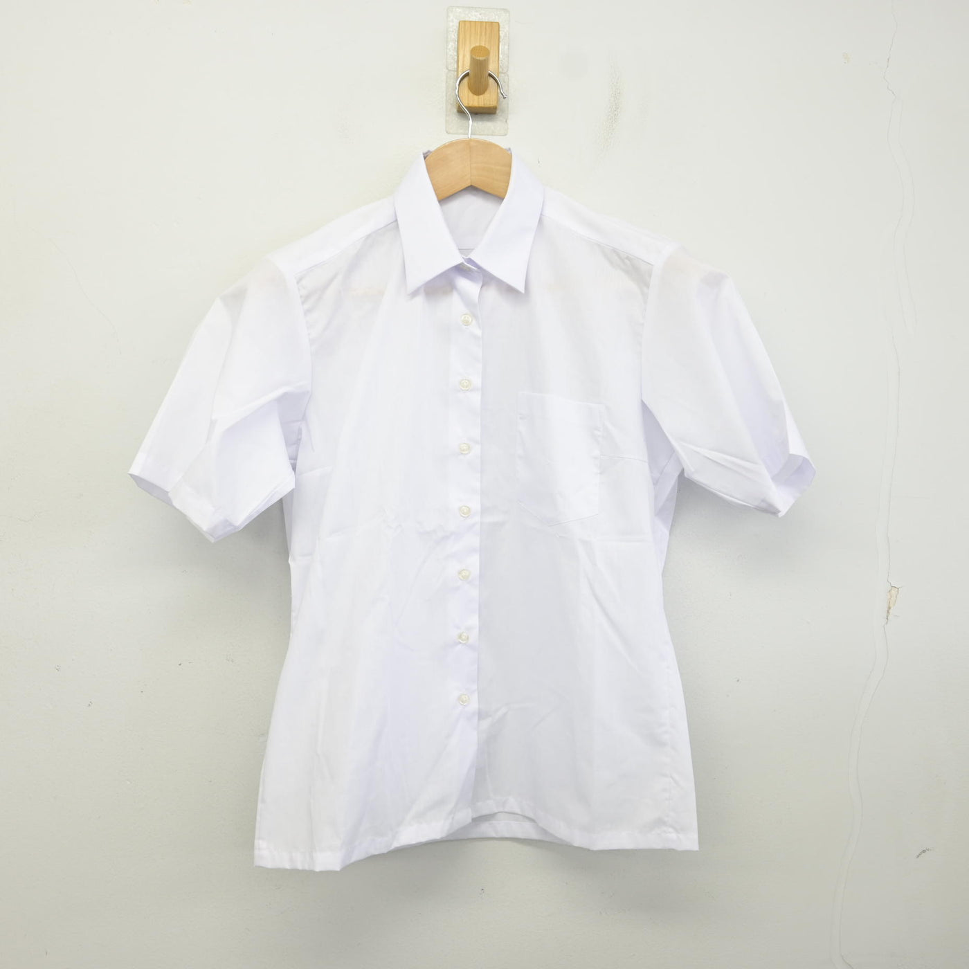 【中古】埼玉県 上柴中学校 女子制服 3点 (ベスト・シャツ・スカート) sf094926