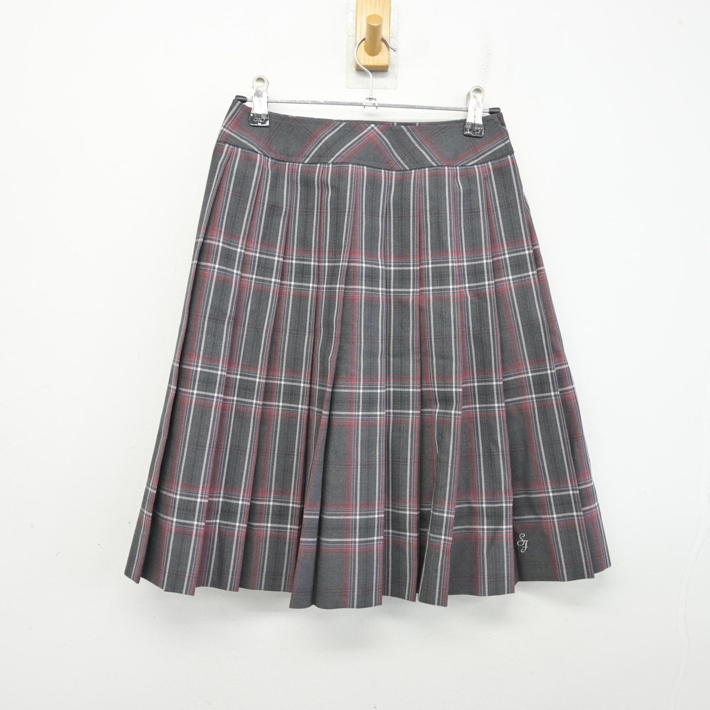 【中古】埼玉県 正智深谷高等学校 女子制服 3点 (シャツ・スカート) sf094928