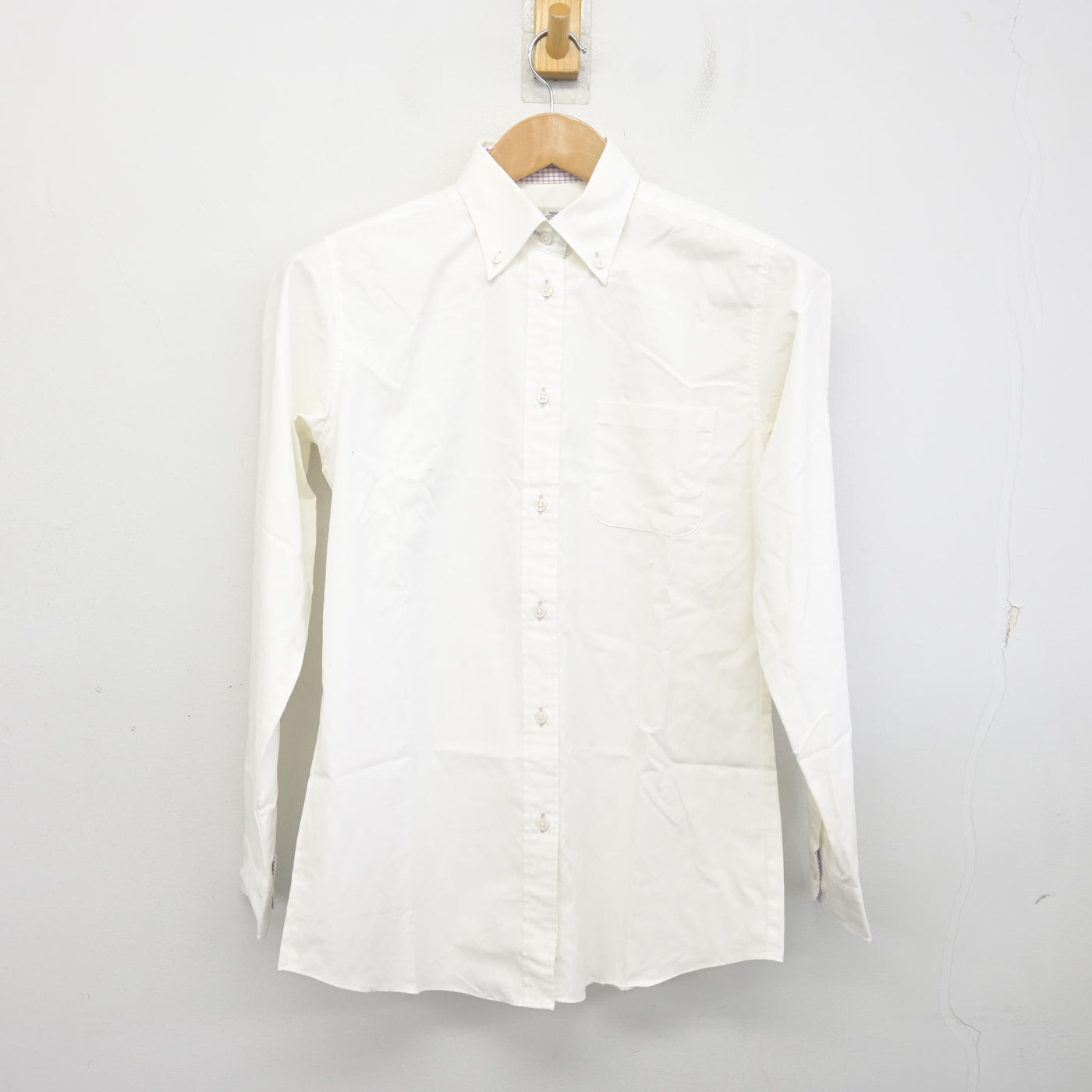 【中古】埼玉県 正智深谷高等学校 女子制服 2点 (ニット・シャツ) sf094929
