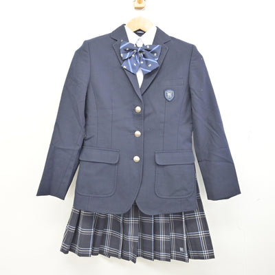 【中古】大阪府 茨田高等学校 女子制服 4点 (ブレザー・シャツ・スカート) sf094986