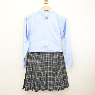 【中古】東京都  正則高等学校 女子制服 3点 (ブレザー・シャツ・スカート) sf094999