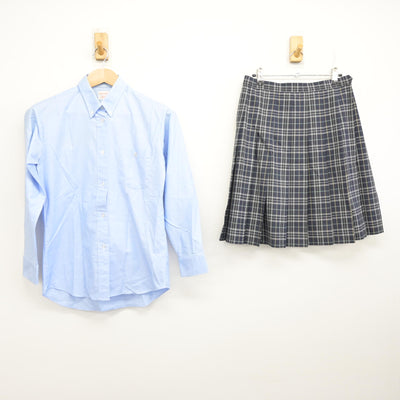 【中古】東京都  正則高等学校 女子制服 3点 (ブレザー・シャツ・スカート) sf094999