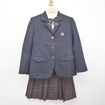 【中古】兵庫県 明石北高等学校 女子制服 4点 (ブレザー・シャツ・スカート) sf095000