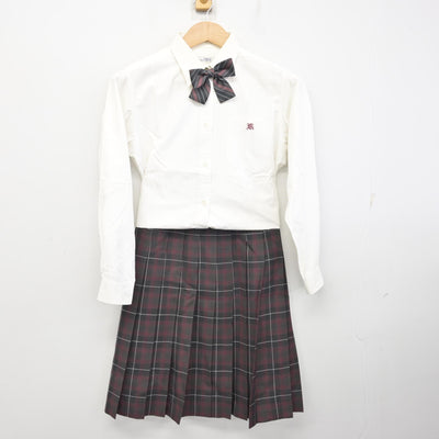 【中古】兵庫県 明石北高等学校 女子制服 4点 (ブレザー・シャツ・スカート) sf095000