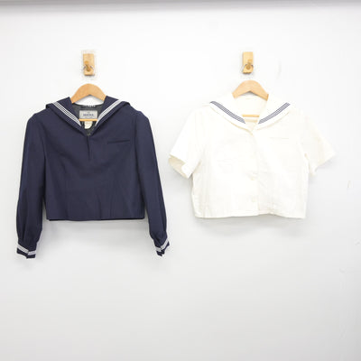 【中古】東京都 小松川高等学校 女子制服 3点 (セーラー服・セーラー服) sf095006
