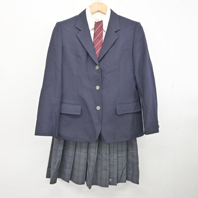 【中古】大阪府 金剛高等学校 女子制服 4点 (ブレザー・シャツ・スカート) sf095039