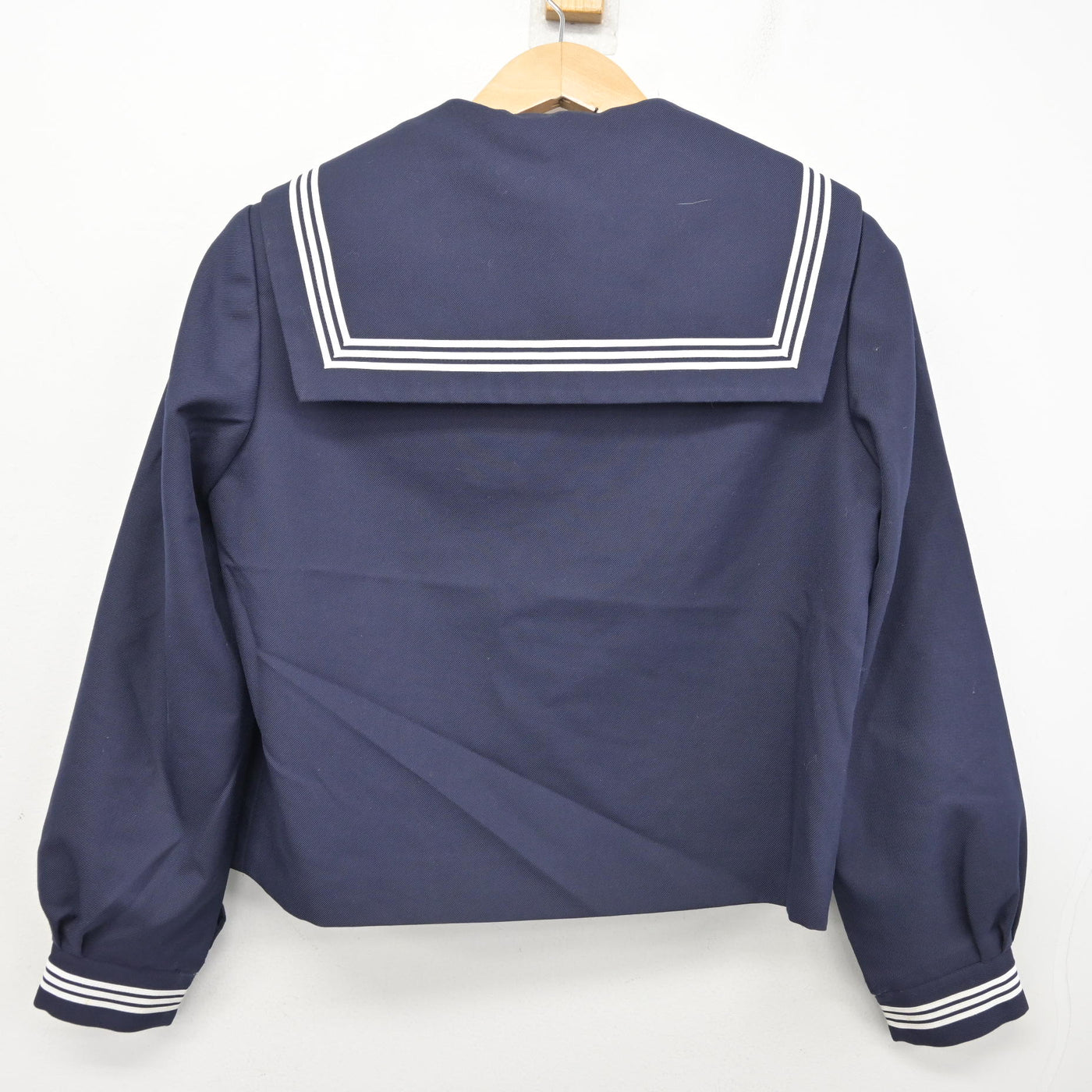 【中古】富山県 富山市立北部中学校 女子制服 2点 (セーラー服) sf095053